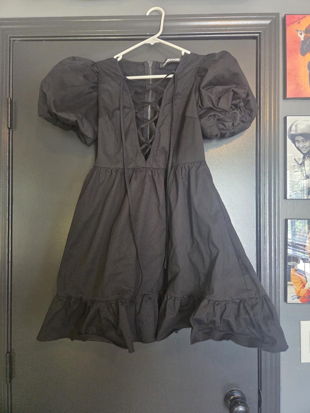 Abby Puff Sleeve Dress - Picture 4 of 6
